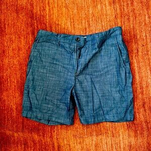 Goodfellow 7” inseam shorts in blue